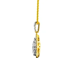 Apart Zawieszka z żółtego złota z brylantami - 0,57 ct - próba 585< Zawieszki