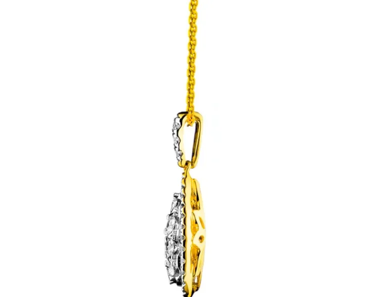 Apart Zawieszka z żółtego złota z brylantami - 0,57 ct - próba 585< Zawieszki