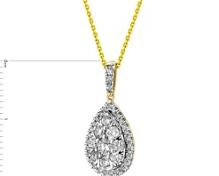 Apart Zawieszka z żółtego złota z brylantami - 0,57 ct - próba 585< Zawieszki