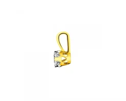 Apart Zawieszka z żółtego złota z brylantem - 0,18 ct - próba 750< Zawieszki