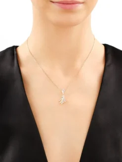 Best Apart Zawieszka z żółtego złota z diamentami - 0,18 ct - próba 585