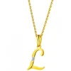 Hot Apart Zawieszka z żółtego złota z diamentem - litera L - 0,004 ct - próba 585