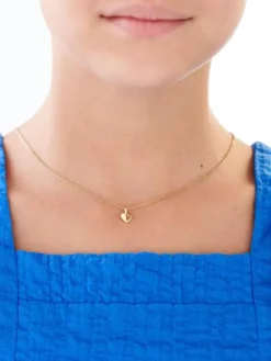 Apart Zawieszka z żółtego złota z diamentem - serce - 0,005 ct - próba 585