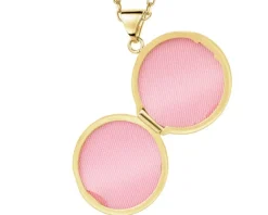 Apart Zawieszka z żółtego złota z diamentem - puzderko - koło - 0,005 ct - próba 375< Wszystkie