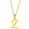 Discount Apart Zawieszka z żółtego złota z diamentem - litera Z - 0,004 ct - próba 585