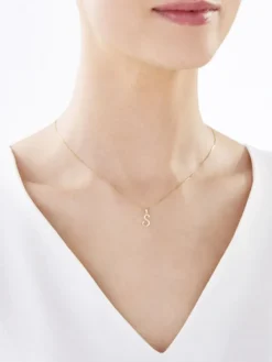 Apart Zawieszka z żółtego złota z diamentem - litera S - 0,004 ct - próba 585< Zawieszki