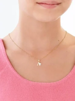 Apart Zawieszka z żółtego złota z diamentem - litera A - 0,004 ct - próba 375< Zawieszki