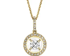 Apart Zawieszka z żółtego złota z diamentami - 0,17 ct - próba 750< Zawieszki