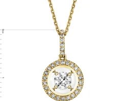 Apart Zawieszka z żółtego złota z diamentami - 0,17 ct - próba 750< Zawieszki