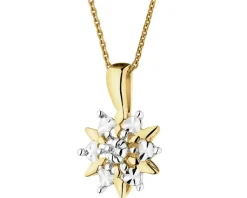 Apart Zawieszka z żółtego złota z diamentem - 0,005 ct - próba 375< Zawieszki