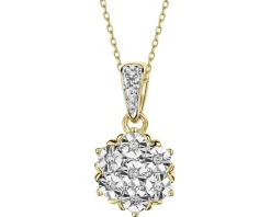 Apart Zawieszka z żółtego złota z diamentami - 0,03 ct - próba 375< Zawieszki