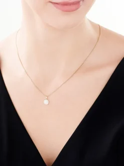 Sale Apart Zawieszka z żółtego złota z diamentami - 0,33 ct - próba 585