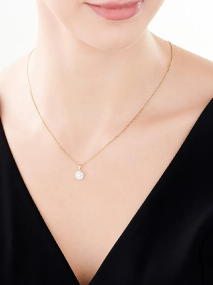 Sale Apart Zawieszka z żółtego złota z diamentami - 0,33 ct - próba 585