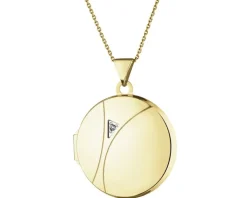 Apart Zawieszka z żółtego złota z diamentem - puzderko - 0,005 ct - próba 375< Zawieszki