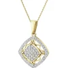 Hot Apart Zawieszka z żółtego złota z diamentami - 0,20 ct - próba 585