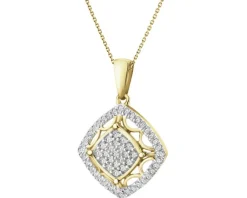 Hot Apart Zawieszka z żółtego złota z diamentami - 0,20 ct - próba 585