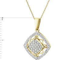 Hot Apart Zawieszka z żółtego złota z diamentami - 0,20 ct - próba 585