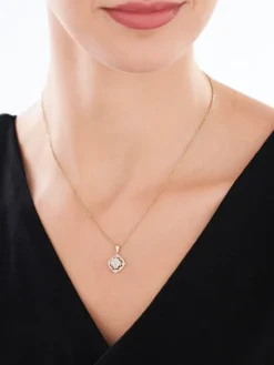 Hot Apart Zawieszka z żółtego złota z diamentami - 0,20 ct - próba 585