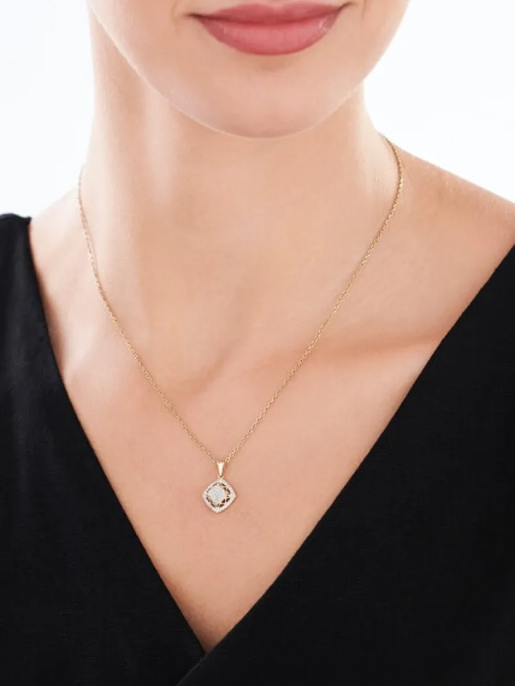 Hot Apart Zawieszka z żółtego złota z diamentami - 0,20 ct - próba 585