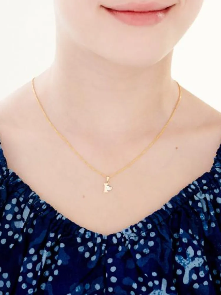 Best Apart Zawieszka z żółtego złota z diamentem - litera I - 0,004 ct - próba 375