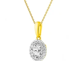 New Apart Zawieszka z żółtego złota z diamentami - 0,23 ct - próba 585