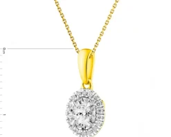 New Apart Zawieszka z żółtego złota z diamentami - 0,23 ct - próba 585