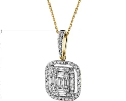 Apart Zawieszka z żółtego złota z diamentami - 0,50 ct - próba 585< Zawieszki