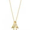 Apart Zawieszka z żółtego złota z diamentem - aniołek - 0,003 ct - próba 585< Zawieszki