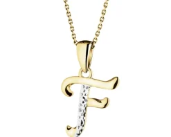 Apart Zawieszka z żółtego złota z diamentem - litera F - 0,003 ct - próba 375