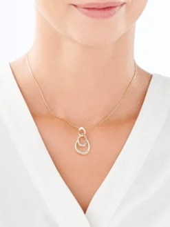 Apart Zawieszka z żółtego złota z diamentami - 0,09 ct - próba 585< Zawieszki