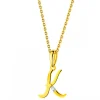Discount Apart Zawieszka z żółtego złota z diamentem - litera K - 0,004 ct - próba 585