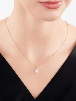 Apart Zawieszka z żółtego złota z diamentami - 0,15 ct - próba 585< Zawieszki
