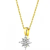 Apart Zawieszka z żółtego złota z diamentem - gwiazda - 0,005 ct - próba 375< Zawieszki