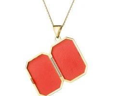 Apart Zawieszka z żółtego złota z diamentem - puzderko - 0,005 ct - próba 585
