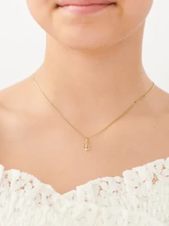 Apart Zawieszka z żółtego złota z diamentem - koniczyna - 0,006 ct - próba 375< Zawieszki