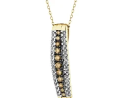 Apart Zawieszka z żółtego złota z diamentami - 0,31 ct - próba 585< Zawieszki