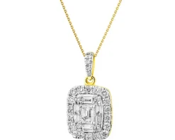 Apart Zawieszka z żółtego złota z diamentami - 0,72 ct - próba 585< Zawieszki