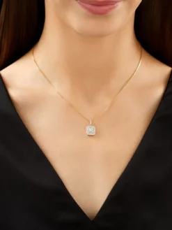 Apart Zawieszka z żółtego złota z diamentami - 0,72 ct - próba 585< Zawieszki