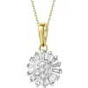 Apart Zawieszka z żółtego złota z diamentami - 0,15 ct - próba 585< Zawieszki