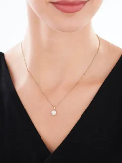 Apart Zawieszka z żółtego złota z diamentami - 0,15 ct - próba 585< Zawieszki