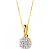 Apart Zawieszka z żółtego złota z diamentami - 0,09 ct - próba 585< Zawieszki