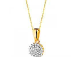 Apart Zawieszka z żółtego złota z diamentami - 0,09 ct - próba 585< Zawieszki