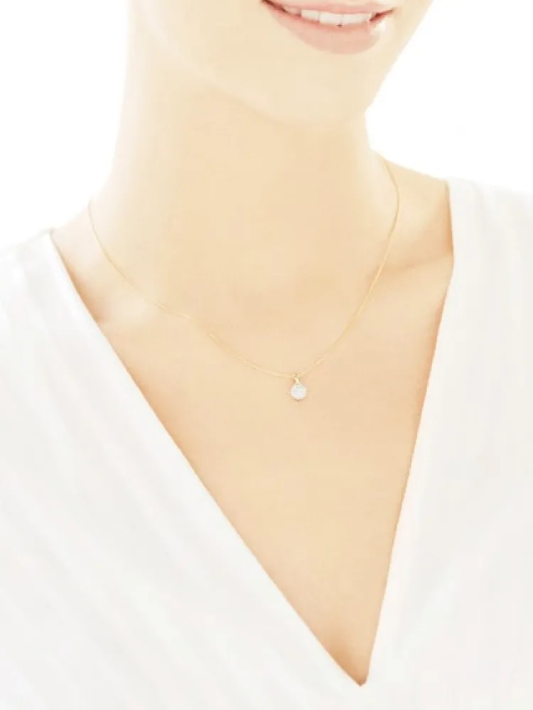 Apart Zawieszka z żółtego złota z diamentami - 0,09 ct - próba 585< Zawieszki