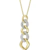 Best Apart Zawieszka z żółtego złota z diamentami - 0,20 ct - próba 585