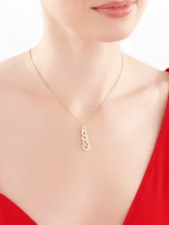 Best Apart Zawieszka z żółtego złota z diamentami - 0,20 ct - próba 585