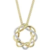 Apart Zawieszka z żółtego złota z diamentami - 0,10 ct - próba 585< Zawieszki