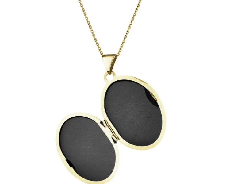 Apart Zawieszka z żółtego złota z diamentem - puzderko - 0,005 ct - próba 585< Zawieszki