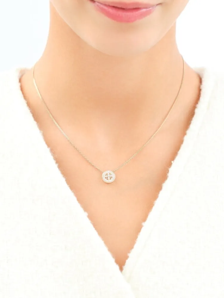 Online Apart Zawieszka z żółtego złota z diamentami - rozeta - 0,07 ct - próba 585