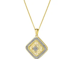 Hot Apart Zawieszka z żółtego złota z diamentami - 0,15 ct - próba 585