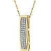 Hot Apart Zawieszka z żółtego złota z diamentami - 0,10 ct - próba 585